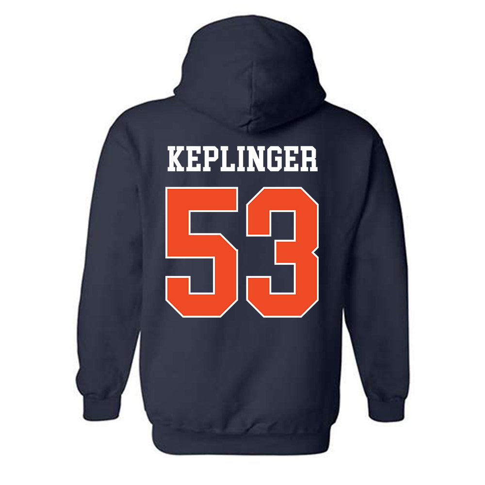 Auburn - NCAA Baseball : Konner Keplinger - Hooded Sweatshirt Generic Shersey