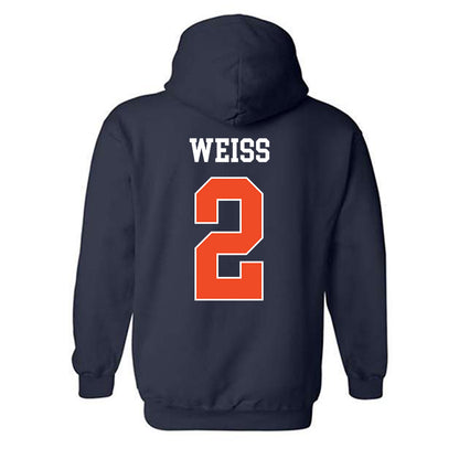 Auburn - NCAA Baseball : Cooper Weiss - Hooded Sweatshirt Generic Shersey