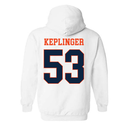 Auburn - NCAA Baseball : Konner Keplinger - Hooded Sweatshirt Generic Shersey