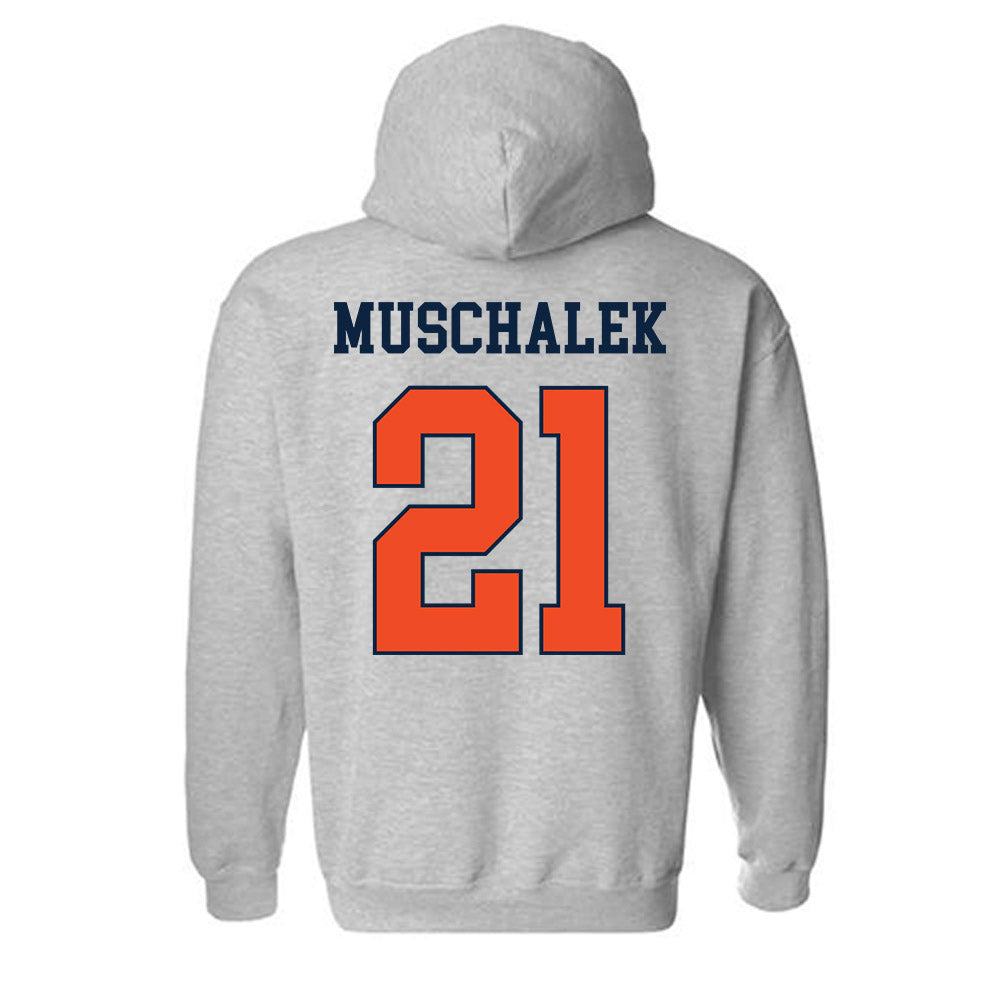 Auburn - NCAA Men's Basketball : Blake Muschalek - Hooded Sweatshirt Generic Shersey