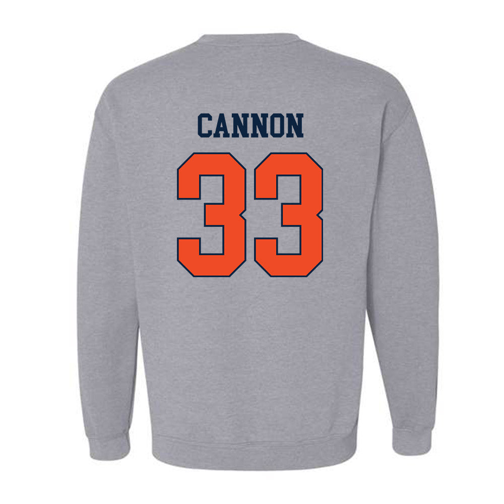 Auburn - NCAA Baseball : Will Cannon - Crewneck Sweatshirt Generic Shersey