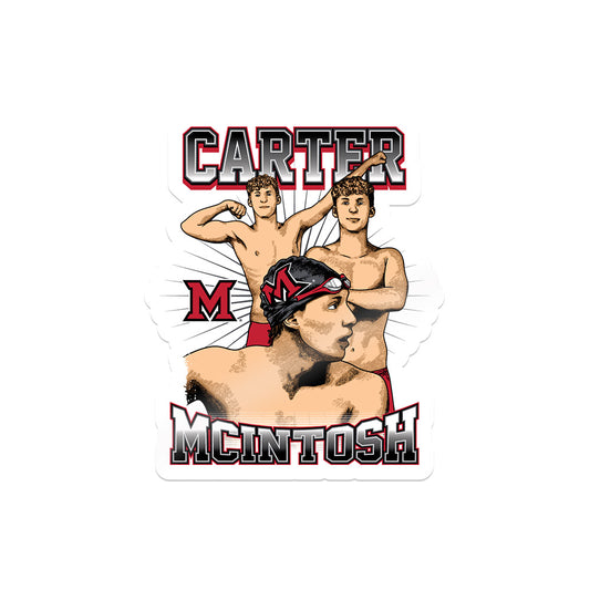 Miami of Ohio - NCAA Men's Swimming & Diving : Carter McIntosh - Sticker