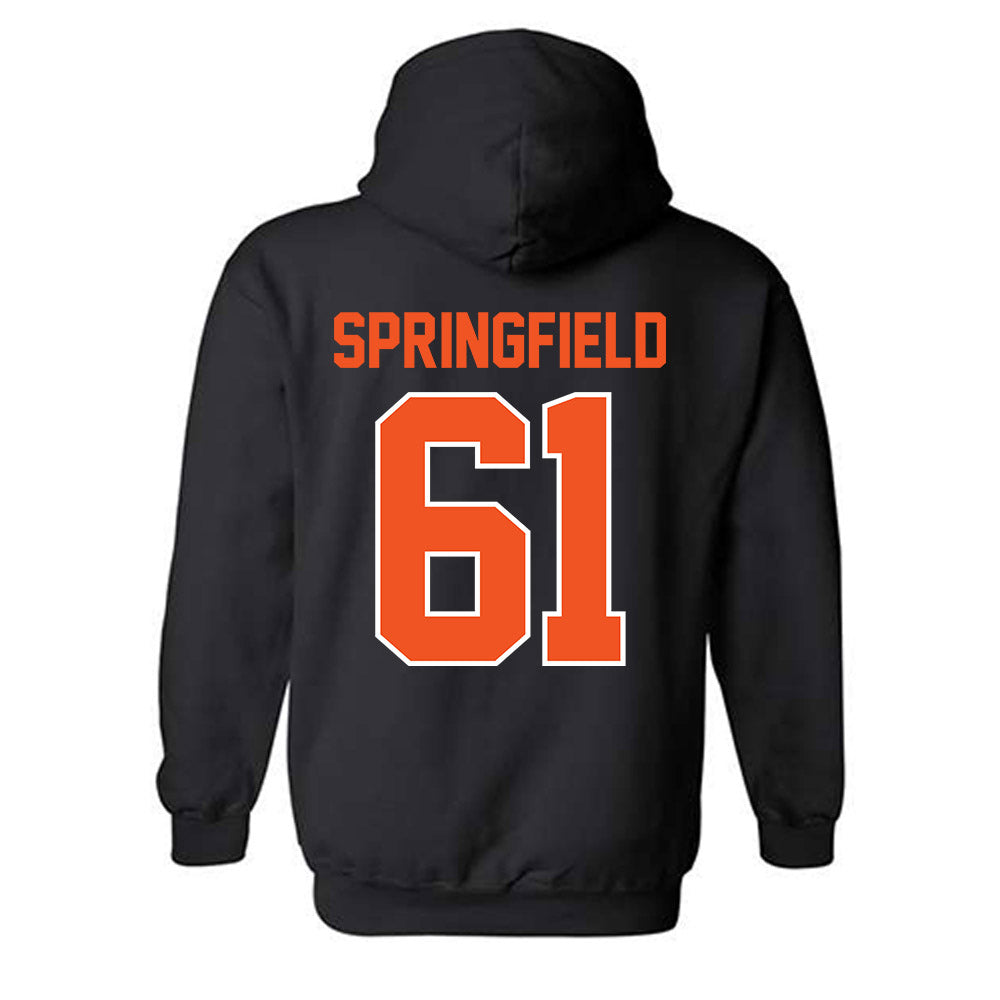 Oklahoma State - NCAA Football : Jake Springfield - Hooded Sweatshirt Classic Shersey