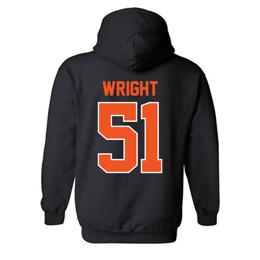 Oklahoma State - NCAA Men's Basketball : John-Michael Wright - Hooded Sweatshirt Classic Shersey