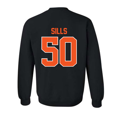 Oklahoma State - NCAA Football : Wiley Sills - Crewneck Sweatshirt Classic Shersey