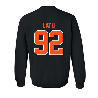 Oklahoma State - NCAA Football : Nathan Latu - Crewneck Sweatshirt Classic Shersey