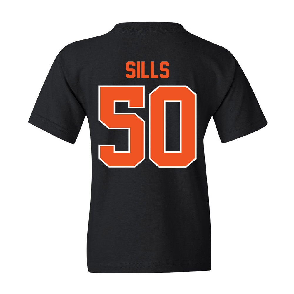 Oklahoma State - NCAA Football : Wiley Sills - Youth T-Shirt Classic Shersey