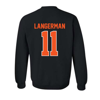 Oklahoma State - NCAA Women's Basketball : Rylee Langerman - Crewneck Sweatshirt Classic Shersey