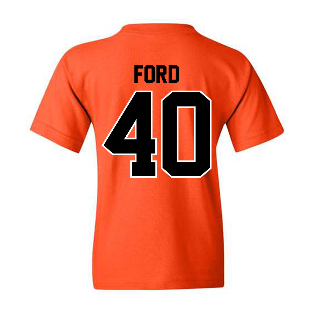 Oklahoma State - NCAA Football : Josh Ford - Youth T-Shirt Classic Shersey