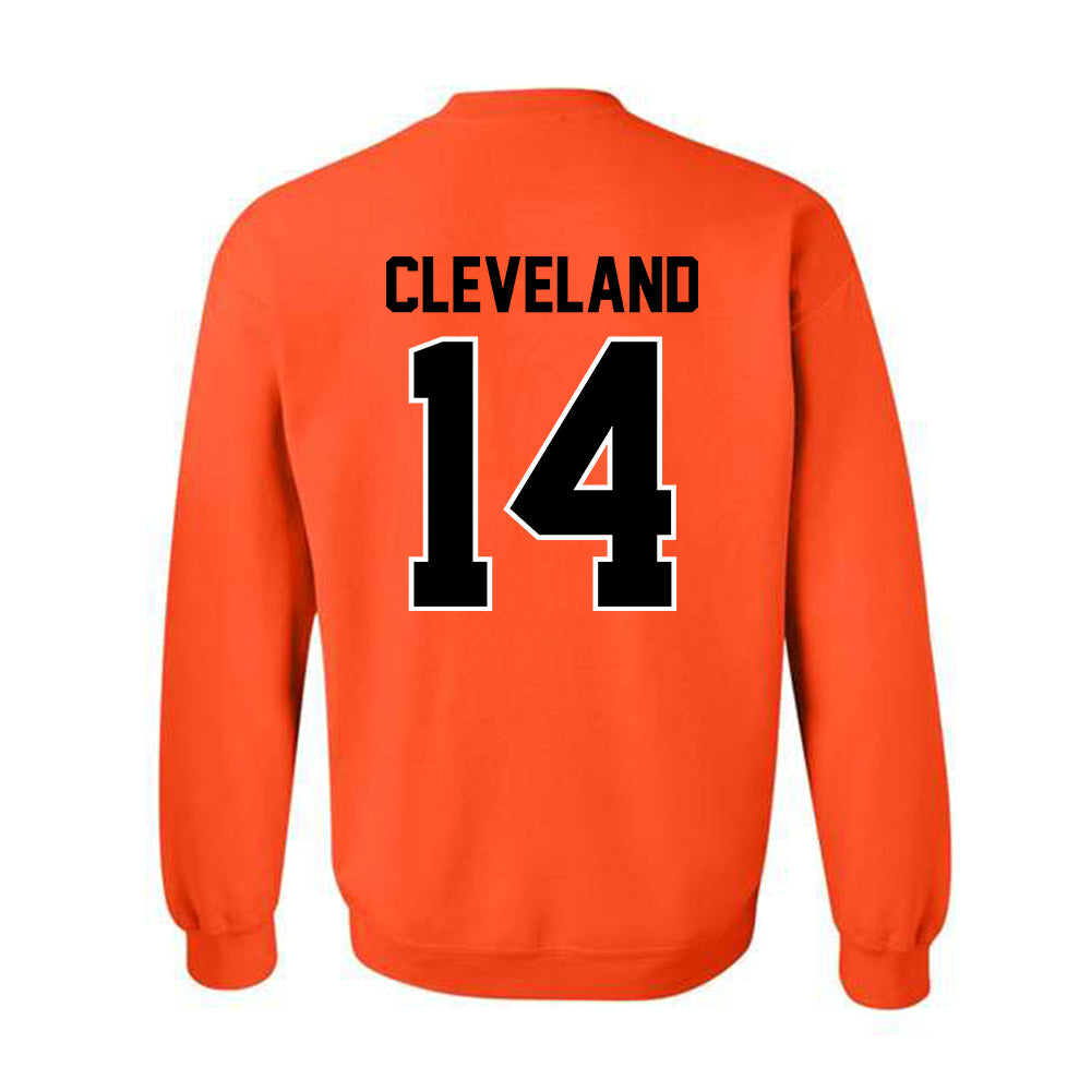 Oklahoma State - NCAA Football : Landyn Cleveland - Crewneck Sweatshirt Classic Shersey