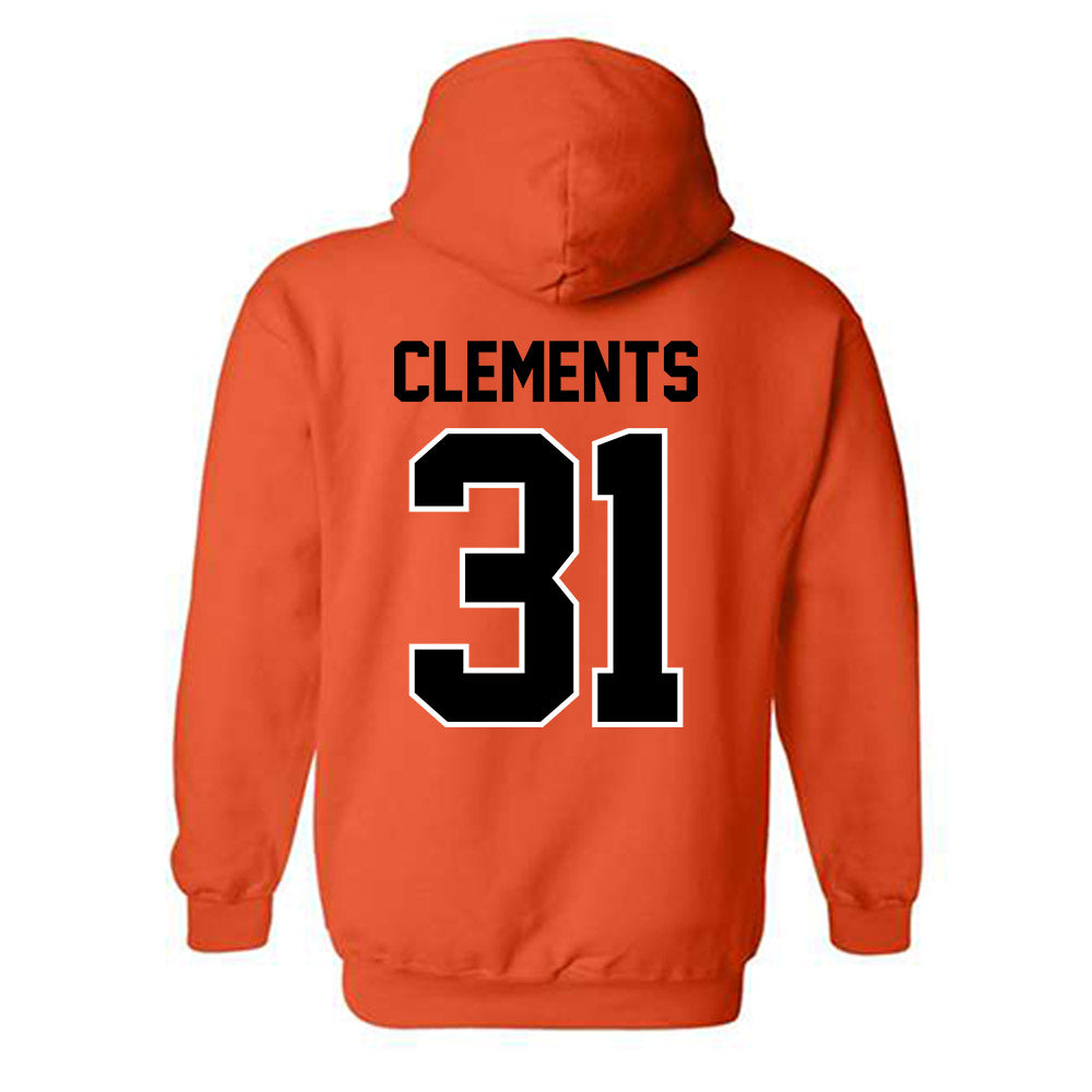 Oklahoma State - NCAA Football : Chance Clements - Hooded Sweatshirt Classic Shersey