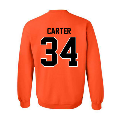 Oklahoma State - NCAA Baseball : Charlie Carter - Crewneck Sweatshirt Classic Shersey