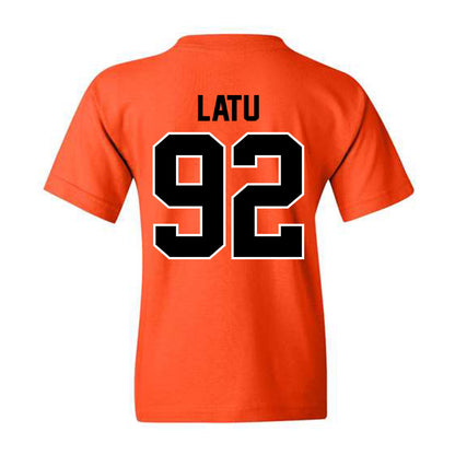 Oklahoma State - NCAA Football : Nathan Latu - Youth T-Shirt Classic Shersey