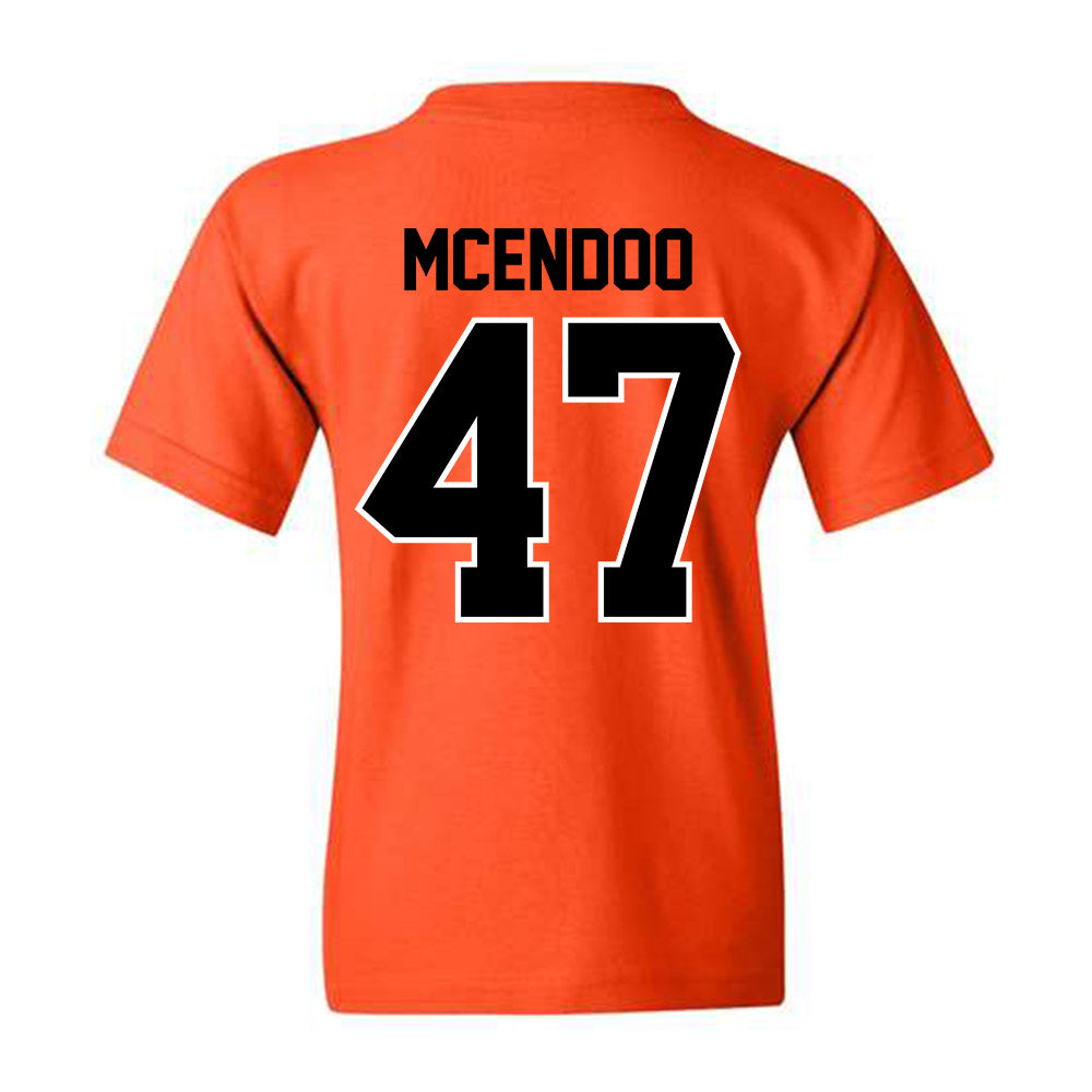 Oklahoma State - NCAA Football : Luke McEndoo - Youth T-Shirt Classic Shersey