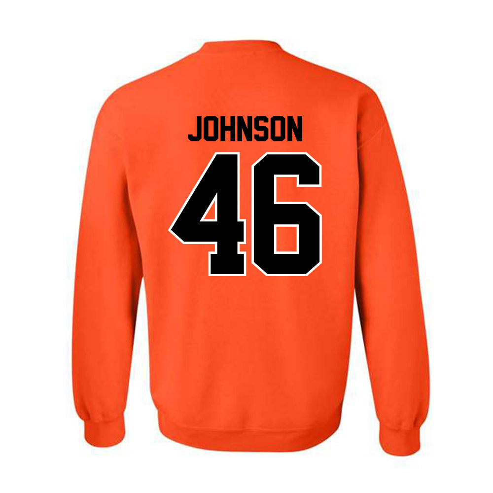 Oklahoma State - NCAA Football : Temerrick Johnson - Crewneck Sweatshirt Classic Shersey