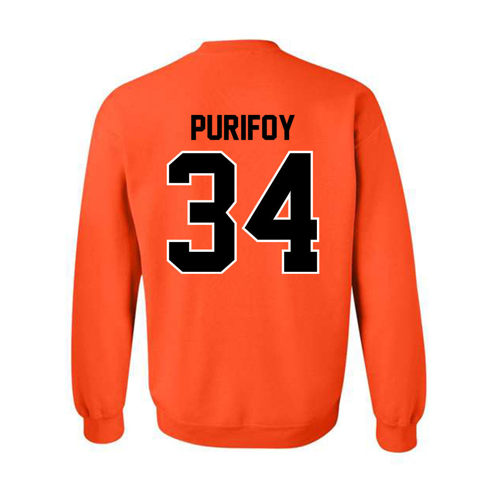 Oklahoma State - NCAA Women's Soccer : Ary Purifoy - Crewneck Sweatshirt Classic Shersey