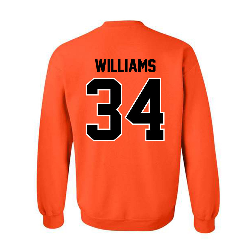 Oklahoma State - NCAA Women's Basketball : Landry Williams - Crewneck Sweatshirt Classic Shersey