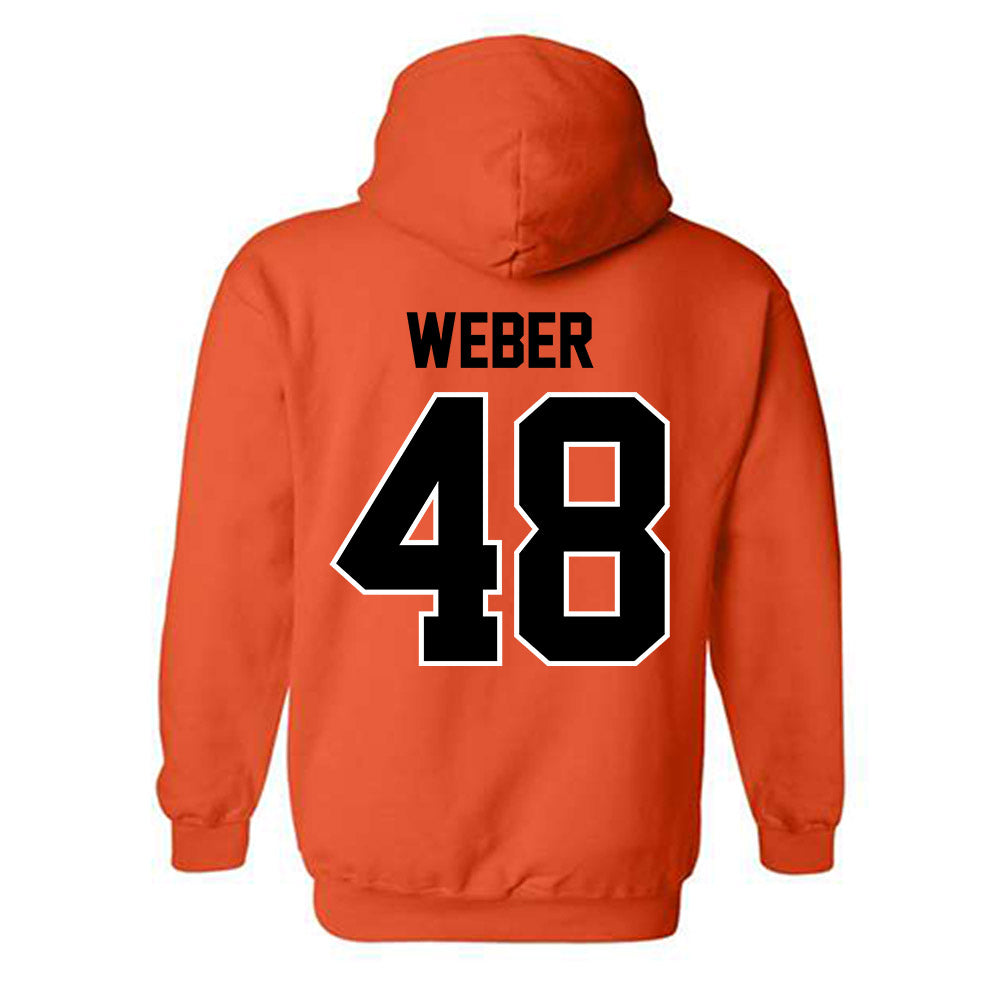 Oklahoma State - NCAA Baseball : Aaron Weber - Hooded Sweatshirt Classic Shersey