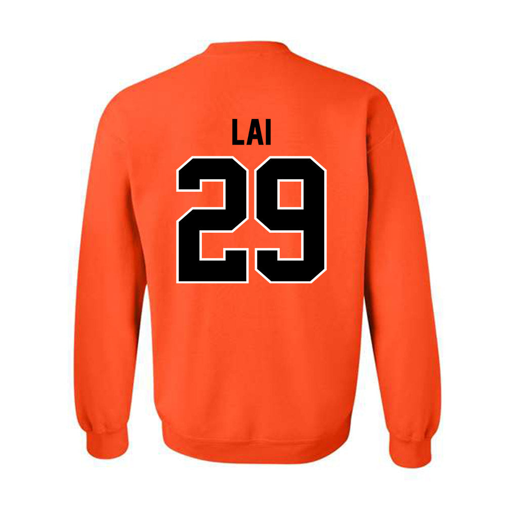 Oklahoma State - NCAA Football : Cooper Lai - Crewneck Sweatshirt Classic Shersey