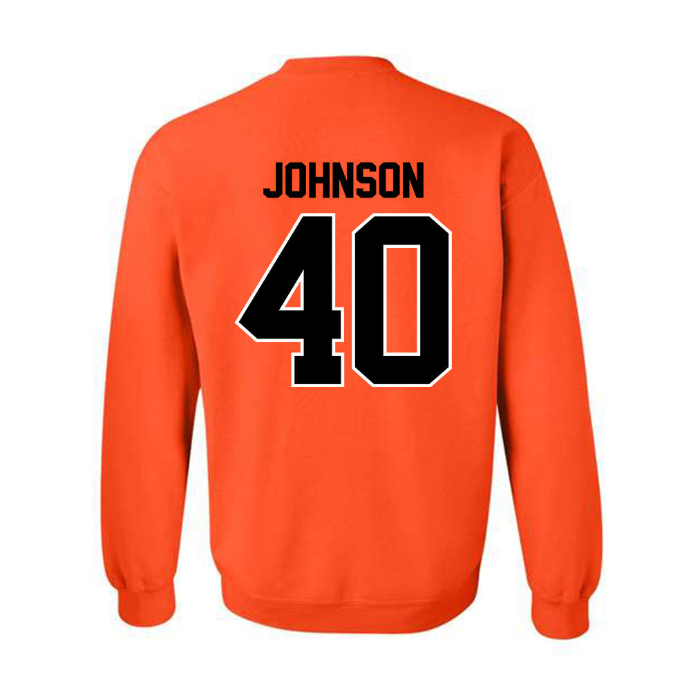 Oklahoma State - NCAA Baseball : Cole Johnson - Crewneck Sweatshirt Classic Shersey