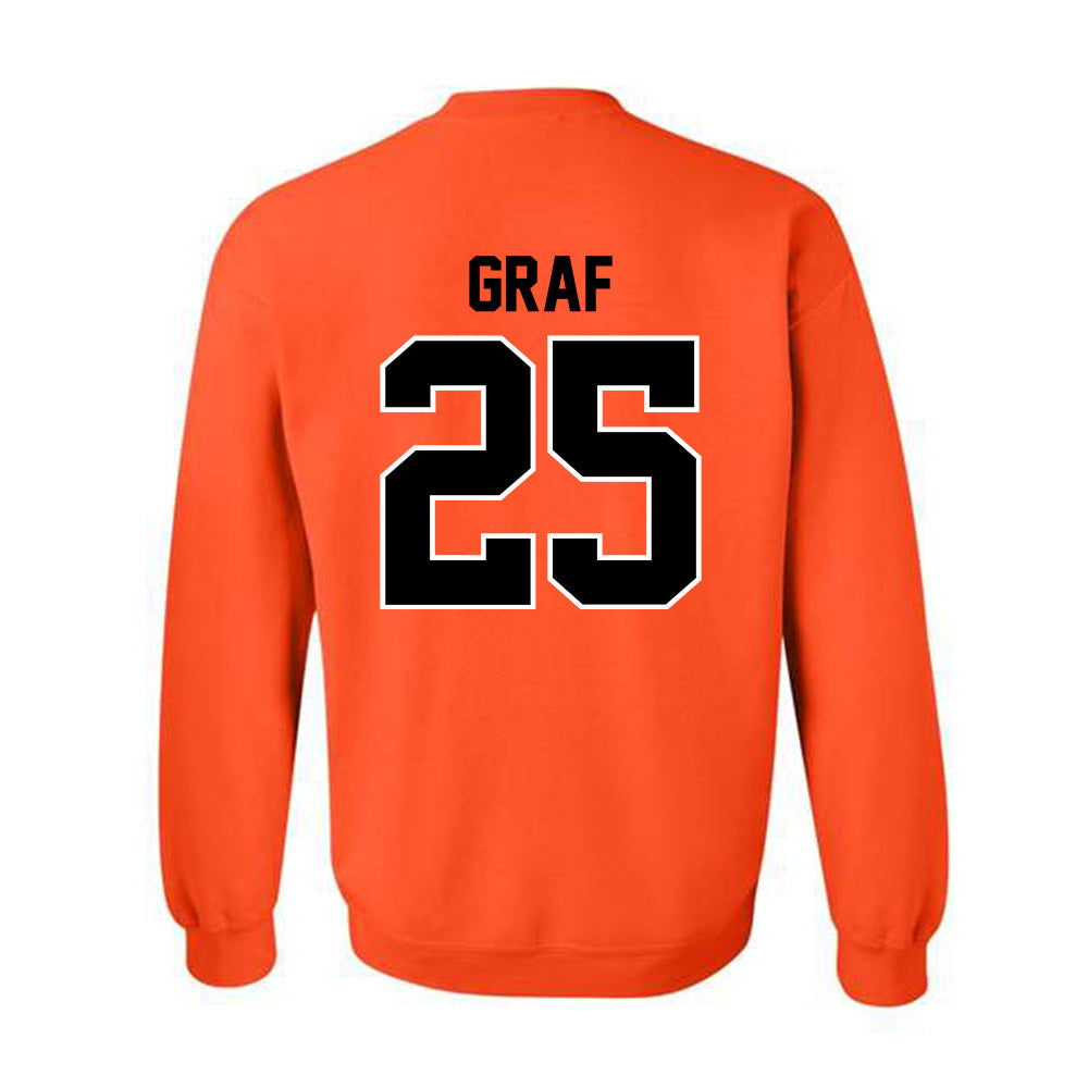 Oklahoma State - NCAA Softball : Macy Graf - Crewneck Sweatshirt Classic Shersey