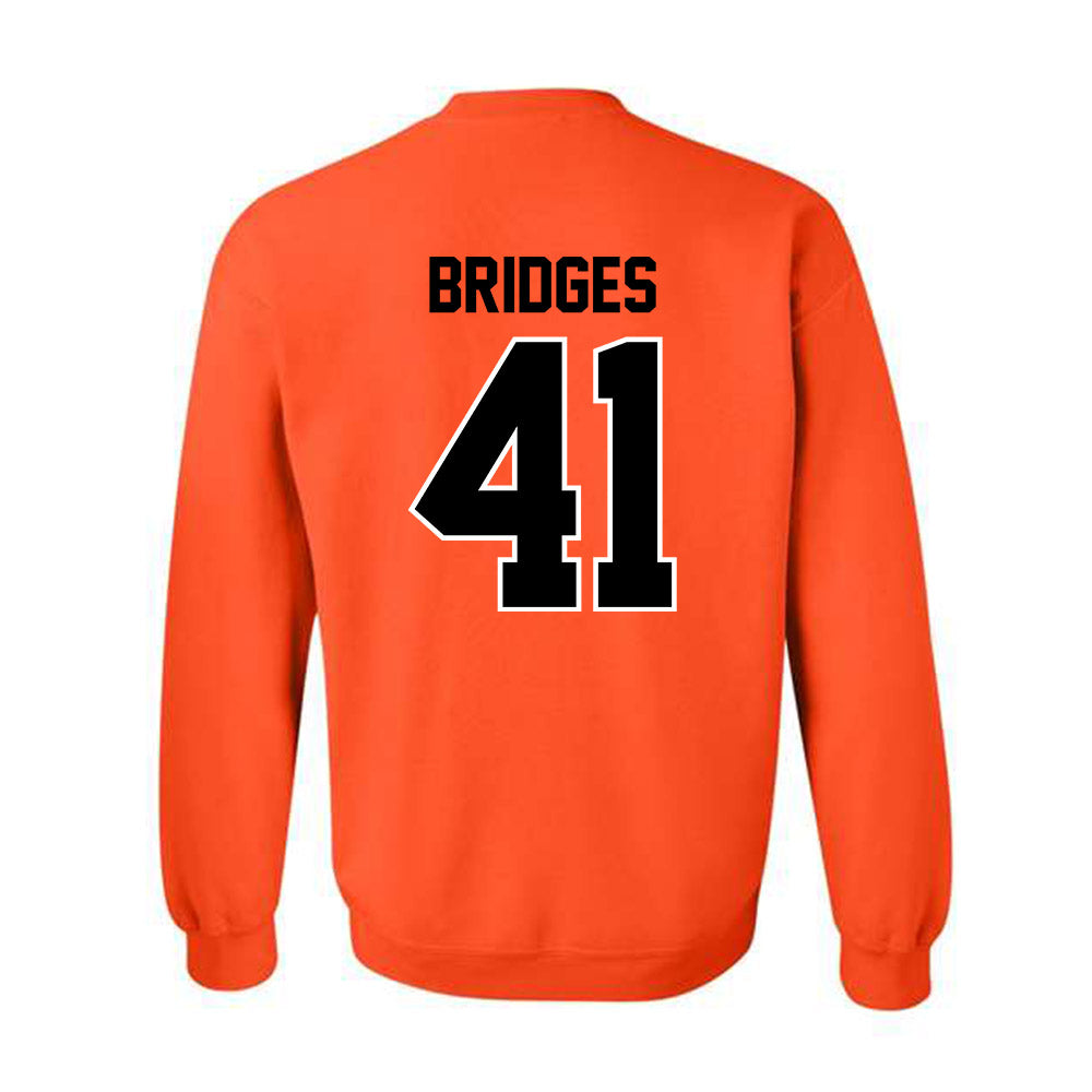 Oklahoma State - NCAA Baseball : Bowen Bridges - Crewneck Sweatshirt Classic Shersey