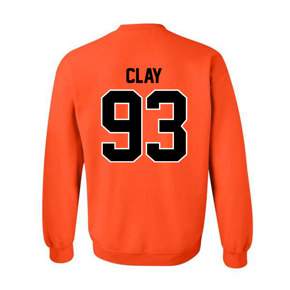 Oklahoma State - NCAA Football : Collin Clay - Crewneck Sweatshirt Classic Shersey