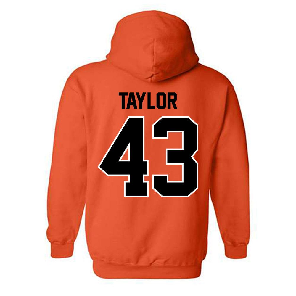 Oklahoma State - NCAA Baseball : Riley Taylor - Hooded Sweatshirt Classic Shersey