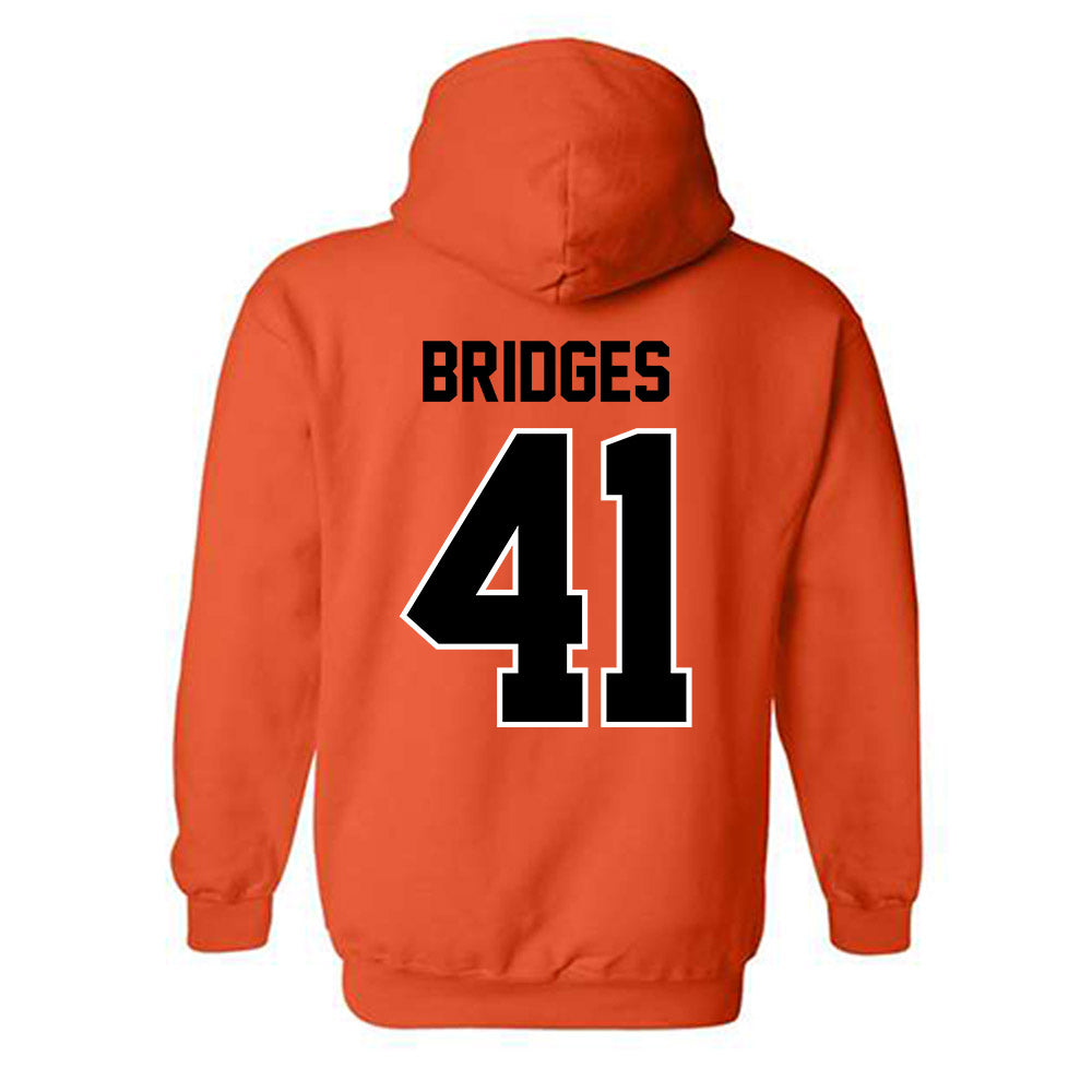 Oklahoma State - NCAA Baseball : Bowen Bridges - Hooded Sweatshirt Classic Shersey