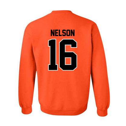 Oklahoma State - NCAA Football : Willie Nelson - Crewneck Sweatshirt Classic Shersey