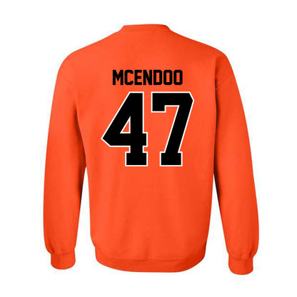 Oklahoma State - NCAA Football : Luke McEndoo - Crewneck Sweatshirt Classic Shersey