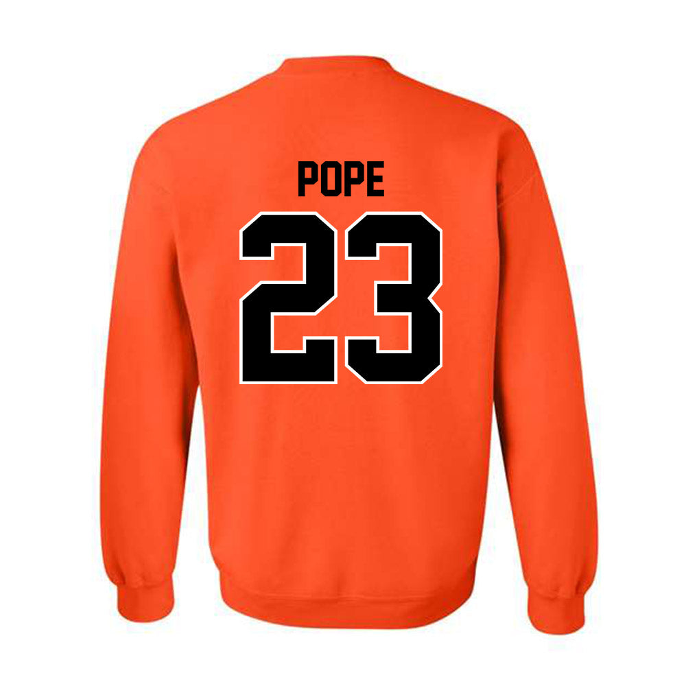 Oklahoma State - NCAA Football : Jalen Pope - Crewneck Sweatshirt Classic Shersey