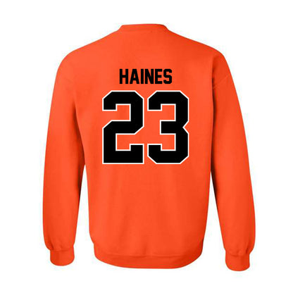 Oklahoma State - NCAA Women's Soccer : Megan Haines - Crewneck Sweatshirt Classic Shersey