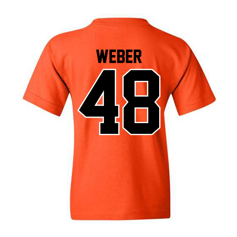 Oklahoma State - NCAA Baseball : Aaron Weber - Youth T-Shirt Classic Shersey