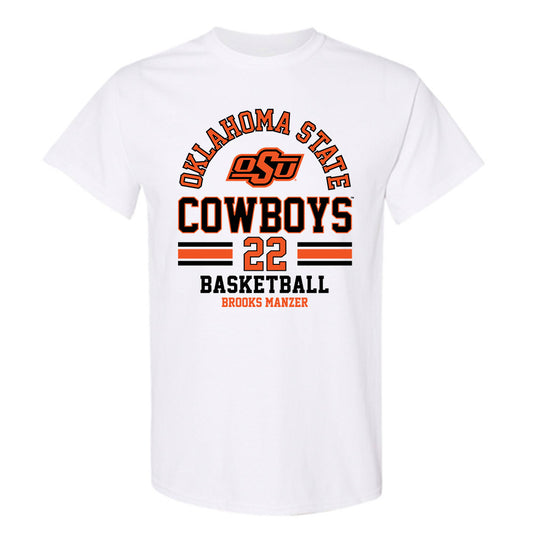 Oklahoma State - NCAA Men's Basketball : Brooks Manzer - T-Shirt Classic Fashion Shersey
