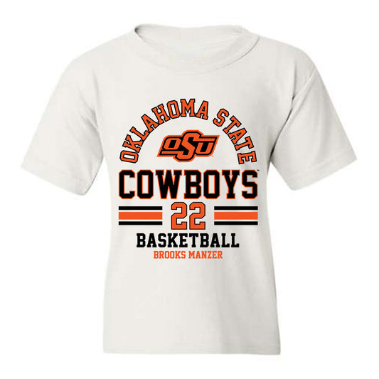 Oklahoma State - NCAA Men's Basketball : Brooks Manzer - Youth T-Shirt Classic Fashion Shersey