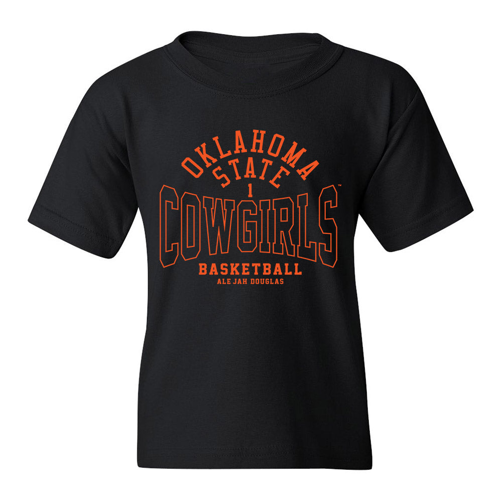Oklahoma State - NCAA Women's Basketball : Ale'jah Douglas - Youth T-Shirt Classic Fashion Shersey