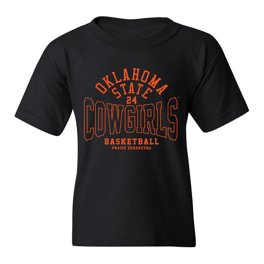 Oklahoma State - NCAA Women's Basketball : Praise Egharevba - Youth T-Shirt Classic Fashion Shersey