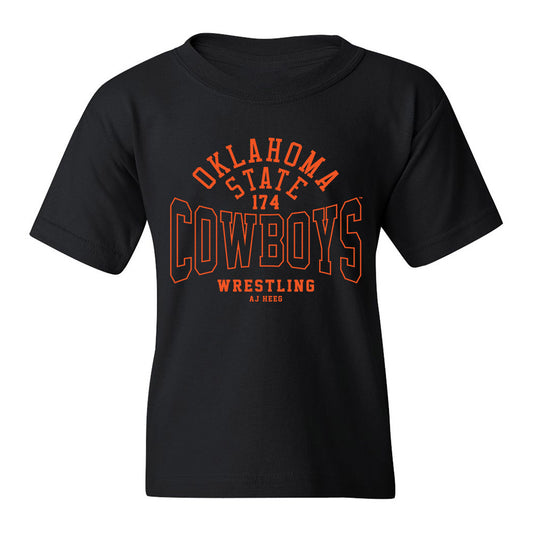 Oklahoma State - NCAA Wrestling : AJ Heeg - Youth T-Shirt Classic Fashion Shersey