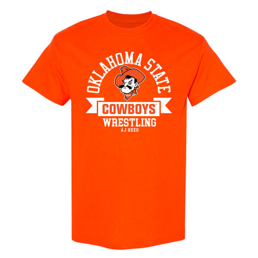 Oklahoma State - NCAA Wrestling : AJ Heeg - T-Shirt Classic Fashion Shersey