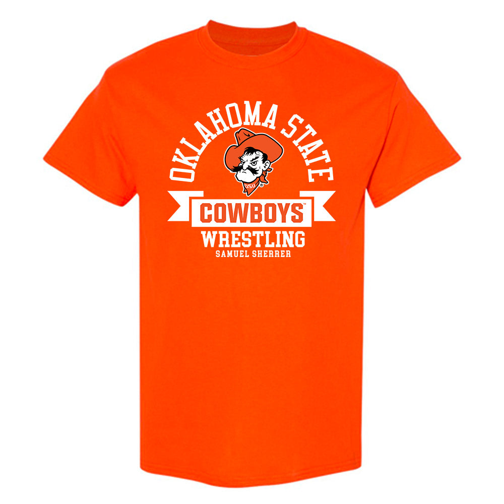 Oklahoma State - NCAA Wrestling : Samuel Sherrer - T-Shirt Classic Fashion Shersey