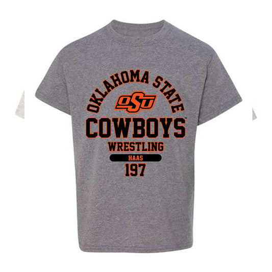 Oklahoma State - NCAA Wrestling : Kyle Haas - Youth T-Shirt Classic Fashion Shersey