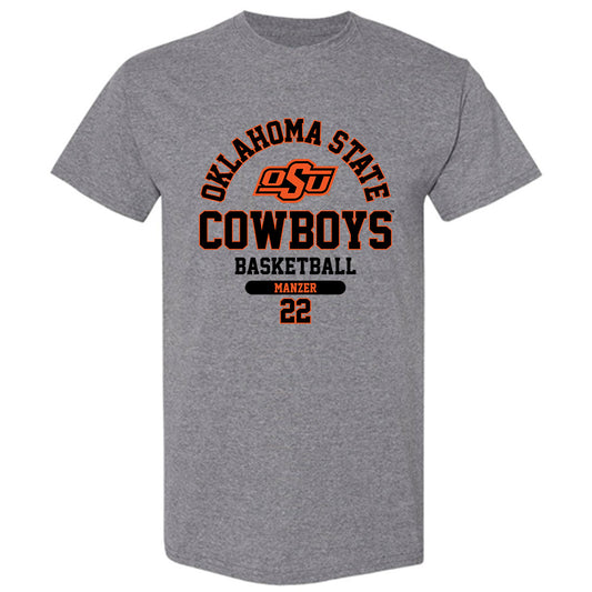 Oklahoma State - NCAA Men's Basketball : Brooks Manzer - T-Shirt Classic Fashion Shersey