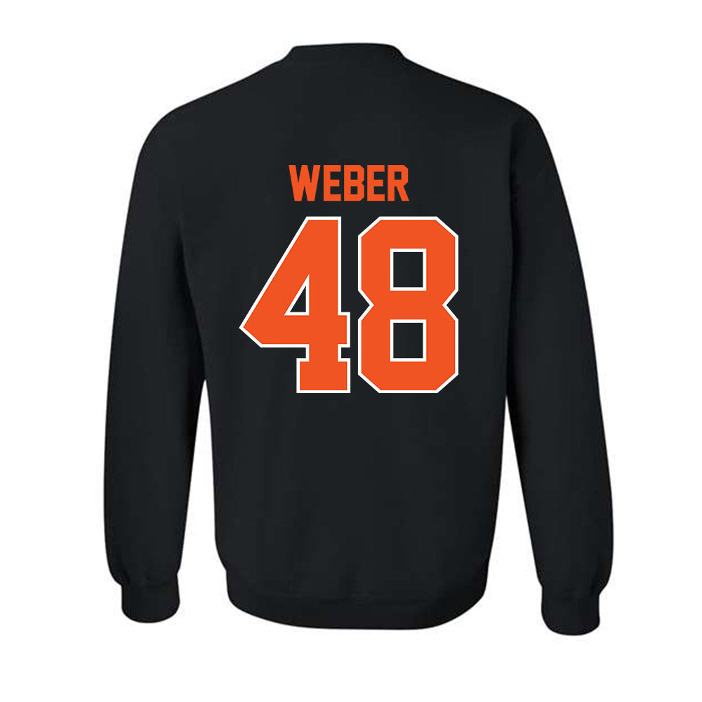 Oklahoma State - NCAA Baseball : Aaron Weber - Crewneck Sweatshirt Sports Shersey