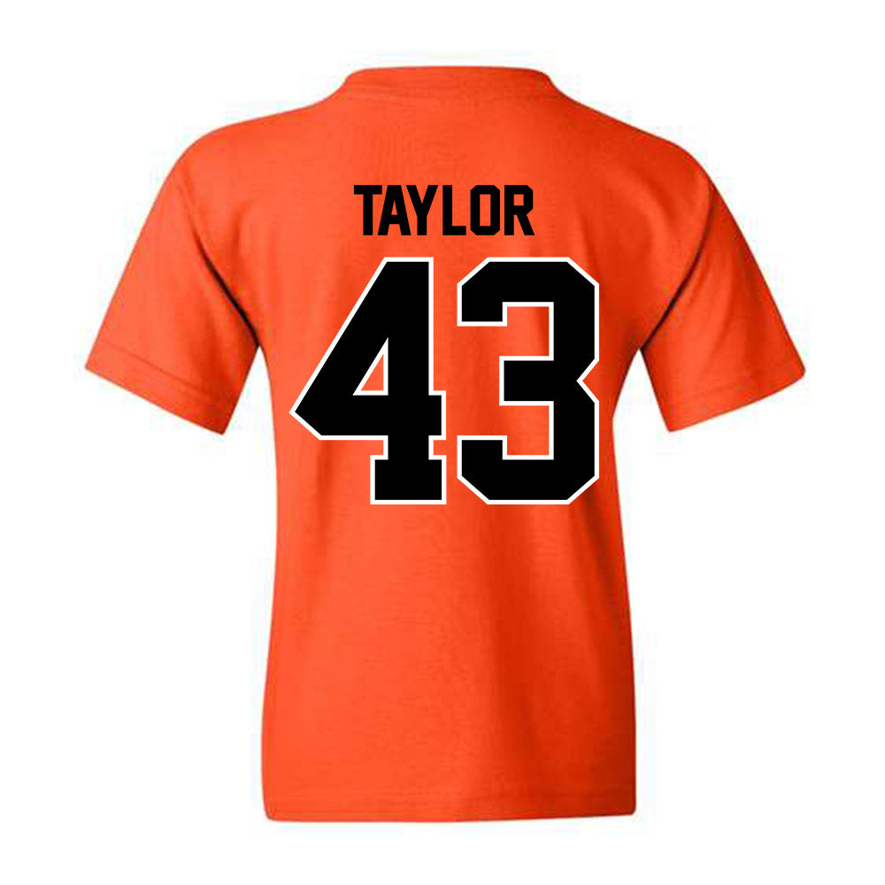 Oklahoma State - NCAA Baseball : Riley Taylor - Youth T-Shirt Sports Shersey