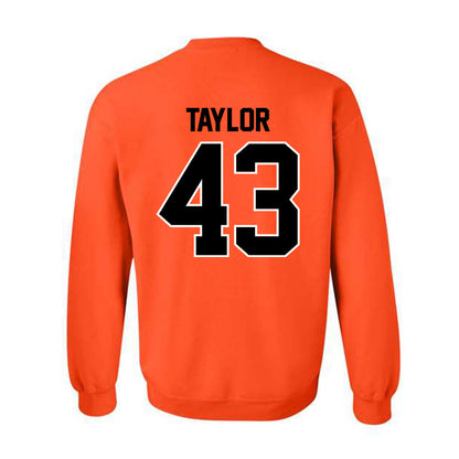 Oklahoma State - NCAA Baseball : Riley Taylor - Crewneck Sweatshirt Sports Shersey