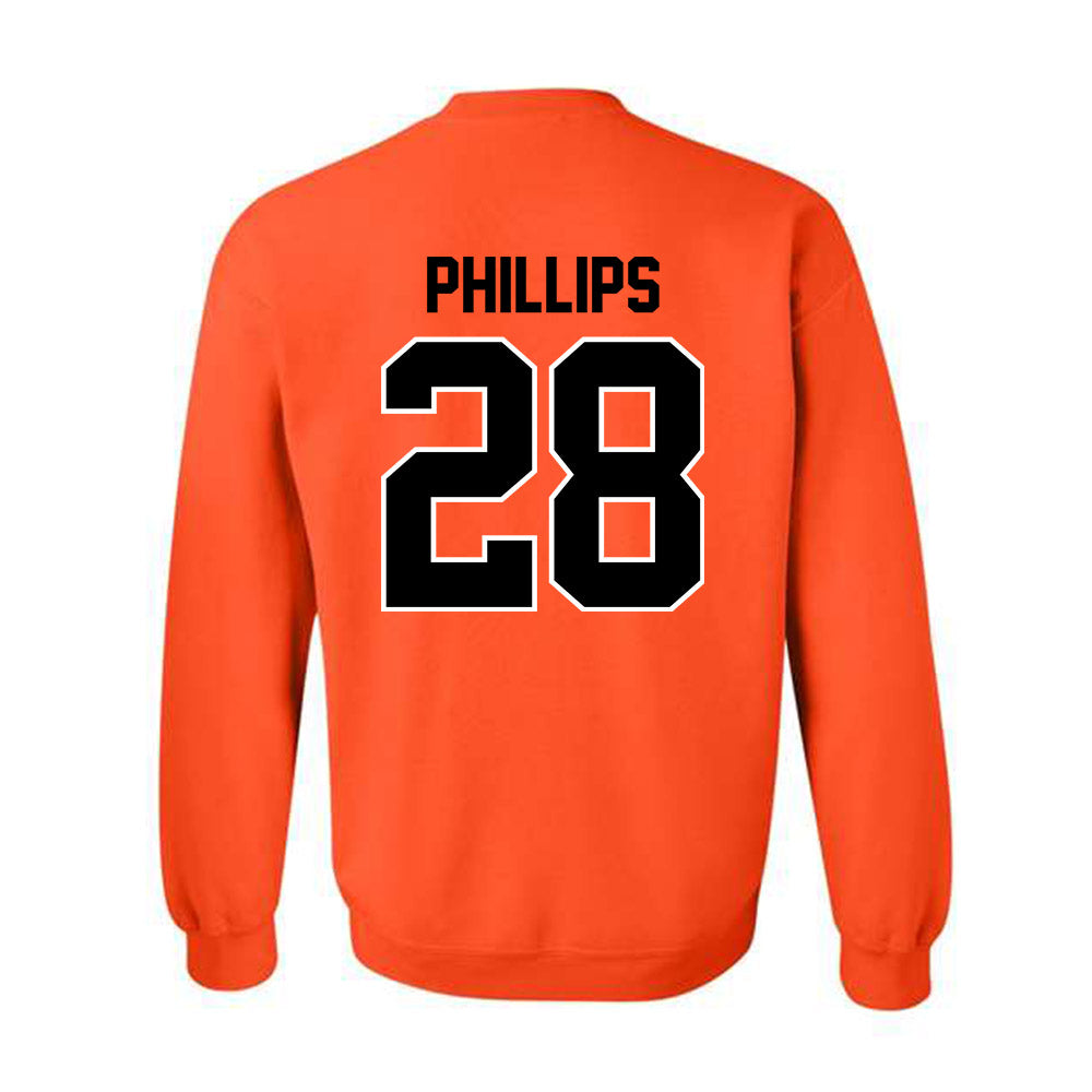 Oklahoma State - NCAA Baseball : Brennan Phillips - Crewneck Sweatshirt Sports Shersey