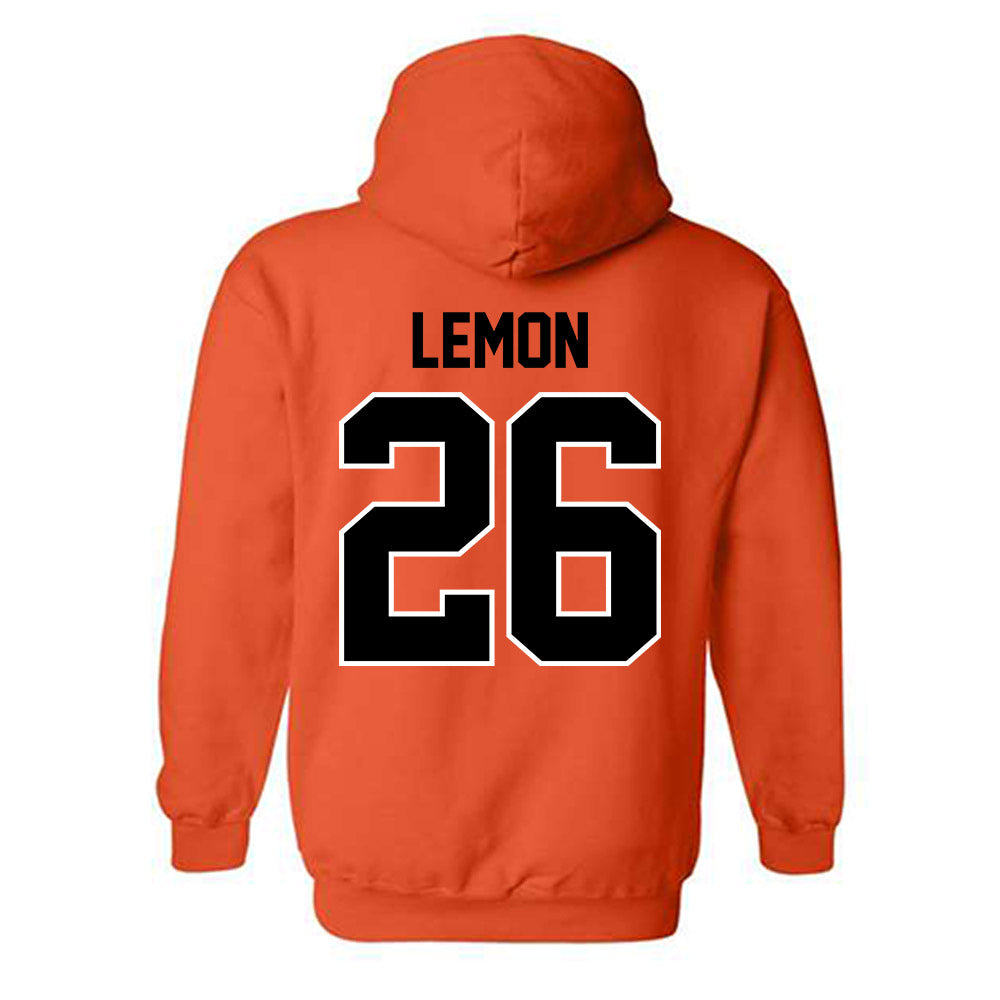 Oklahoma State - NCAA Baseball : Austin Lemon - Hooded Sweatshirt Sports Shersey