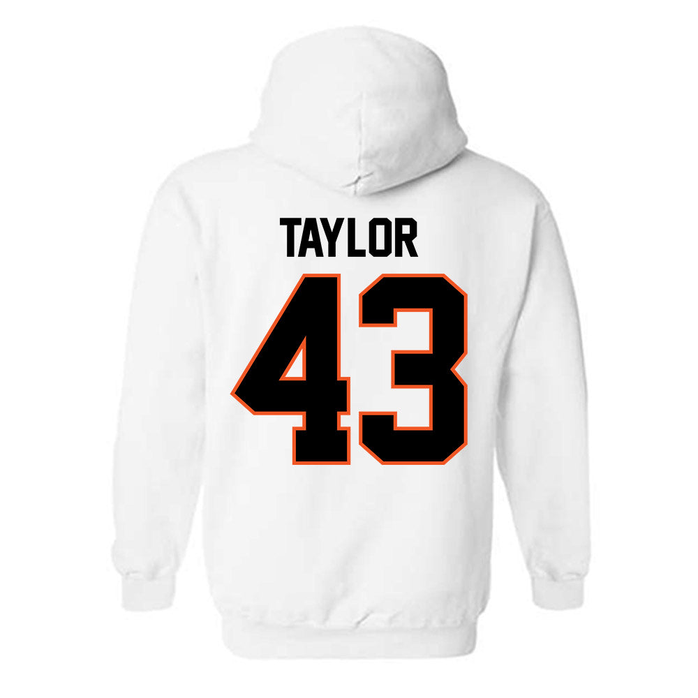 Oklahoma State - NCAA Baseball : Riley Taylor - Hooded Sweatshirt Sports Shersey