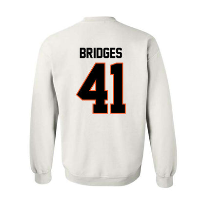 Oklahoma State - NCAA Baseball : Bowen Bridges - Crewneck Sweatshirt Sports Shersey